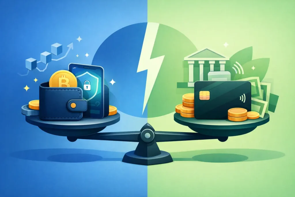 Crypto Wallet vs Debit Card: What Wins?