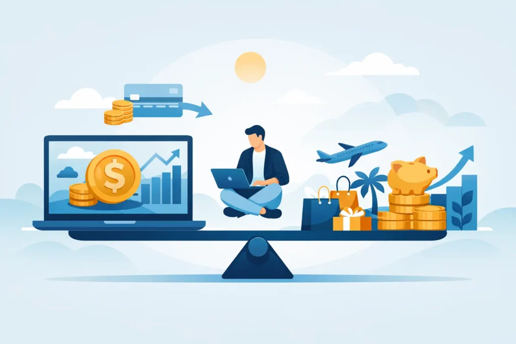 How to Spend Online Earnings Without Losing Ground